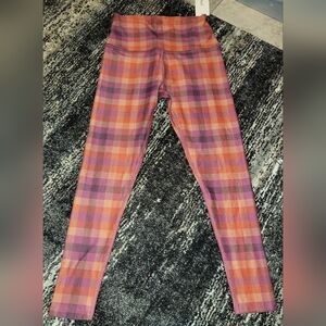 Beyond Yoga Multicolor Plaid Leggings